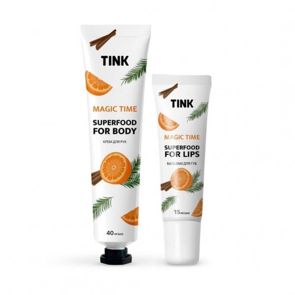 Подарочный набор по уходу за руками и губами Tink Superfood Set Magic Time Подарочный набор по уходу за руками и губами Tink Superfood Set Magic Time