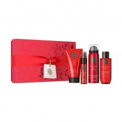 Set cadou The Rituals of Ayurveda (spumă de duș, cremă de corp, ulei de duș, spray pentru corp)