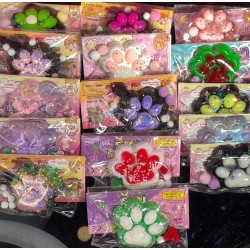 Сквиш (антистресс) Таба лапка котика МК Cosmetics Ассорти