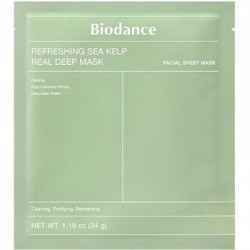Гидрогелевая маска для лица с морскими водорослями Biodance Refreshing Sea Kelp Real Deep Mask 34 г