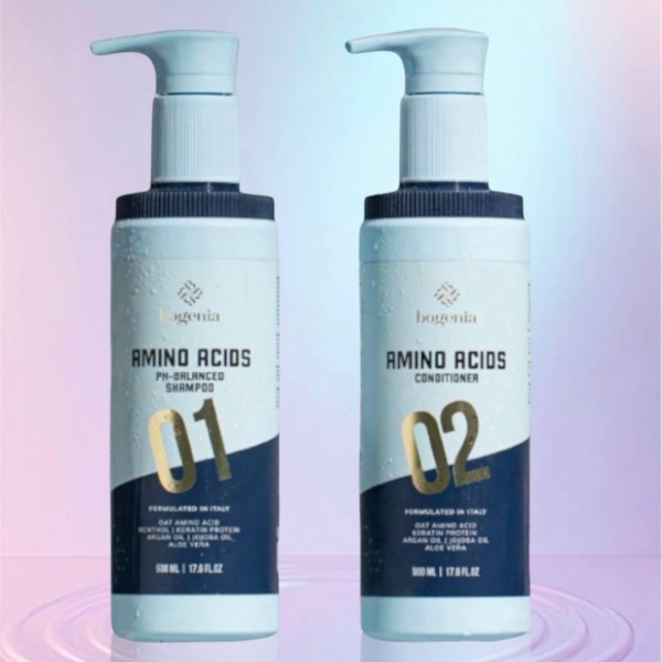 Set de păr Bogenia cu aminoacizi (șampon, balsam) Set de păr Bogenia cu aminoacizi (șampon, balsam)
