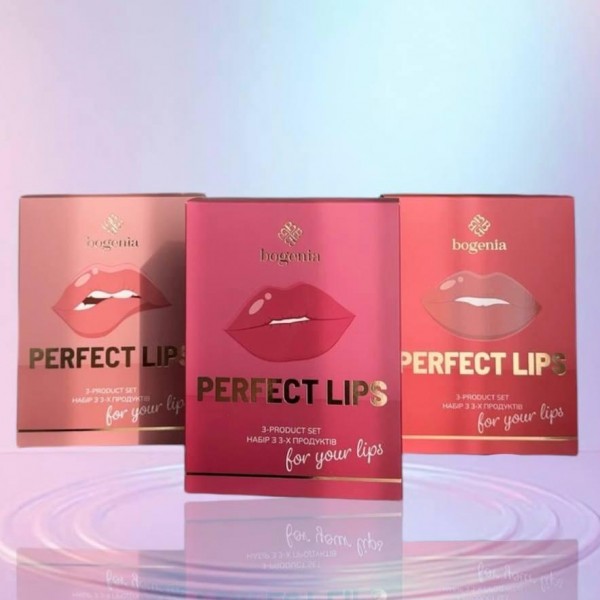 Set cadou pentru buze Bogenia Perfect Lips Set 3 produse (creion ruj, luciu de buze, creion de buze) Set cadou pentru buze Bogenia Perfect Lips Set 3 produse (creion ruj, luciu de buze, creion de buze)