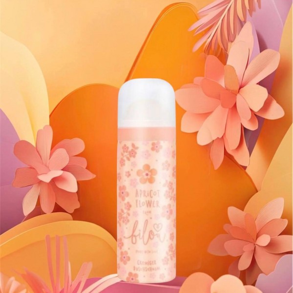 Mini spumă de duș Bilou cu floare de caisă 50 ml Mini spumă de duș Bilou cu floare de caisă 50 ml