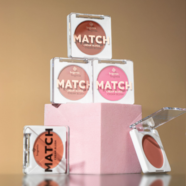 Кремовые румяна для лица Bogenia Match Cream Blush 3 г