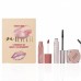 Set cadou NEVERTI Beauty Box (luciu de buze, rimel, ceară pentru sprâncene)