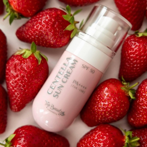 Cолнцезащитный крем для лица с центелой Top Beauty Centella Sun Cream SPF50 50 мл Cолнцезащитный крем для лица с центелой Top Beauty Centella Sun Cream SPF50 50 мл