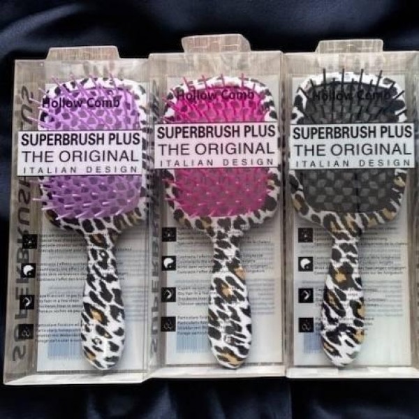 Расческа для волос Superbrush Plus Hollow Comb Леопардовый принт Расческа для волос Superbrush Plus Hollow Comb Леопардовый принт