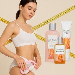 Set corporal anticelulitic Nani Beauty COMPLEX ANTICELULIT + aparat de masaj cadou!