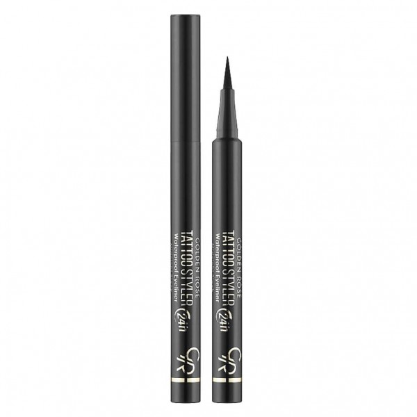 Подводка для глаз водостойкая Golden Rose Tattoo Styler 24h Black (черный)