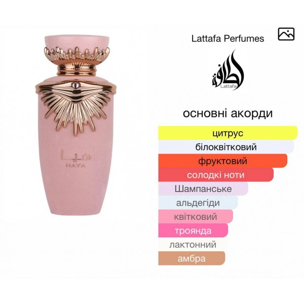 Арабские духи женские Lattafa Haya распив 10 мл