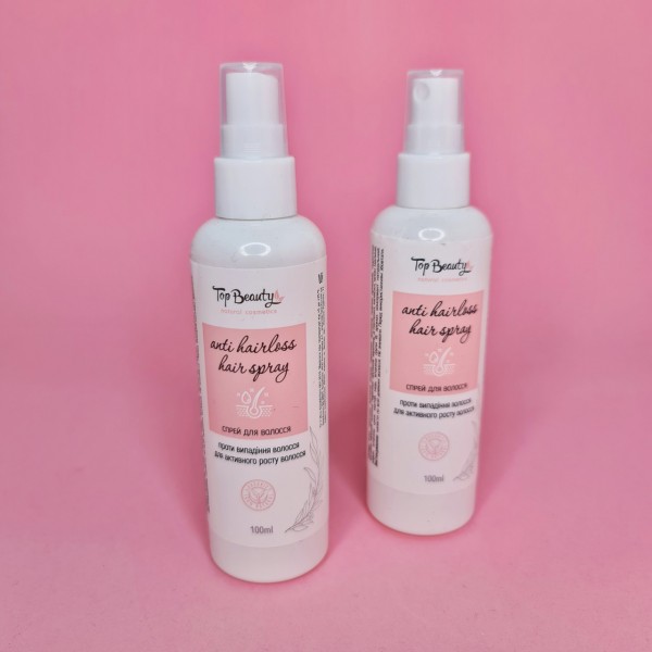 Spray pentru păr împotriva căderii părului și pentru creștere activă Top Beauty Anti Hairloss Hair Spray 100 ml