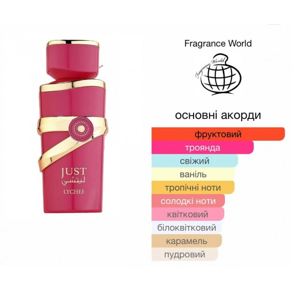 Арабские духи унисекс Fragrance World Just Lychee распив 5 мл