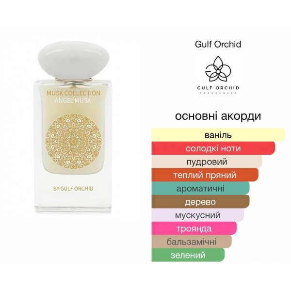 Парфюмированная вода унисекс Gulf Orchid Musk Angel Musk 60 мл