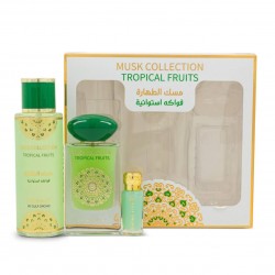 Парфюмированный набор унисекс Gulf Orchid Musk Tropical Fruits (парфюмированная вода, спрей, масло)