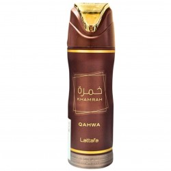 Lattafa Khamrah Qahwa Deodorant parfumat pentru femei, 200 ml