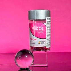 Витамины для волос Ellips Hair Vitamin Treatment "Терапия для волос" с маслом жожоба (банка 50 капсул)
