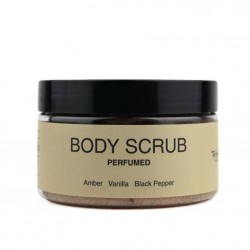 Парфюмированный скраб для тела Top Beauty Body Scrub Rerfumed 250 мл Амбра-Ваниль-Черный перец