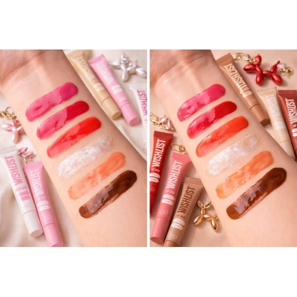 Бальзам-блеск для губ WiSHLiST LIP GLOSS BALM 10 г + игрушка-брелок