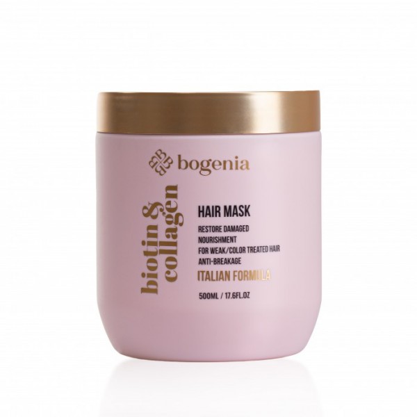 Маска для волос Bogenia Biotin & Collagen Mask 500 мл BG451.003