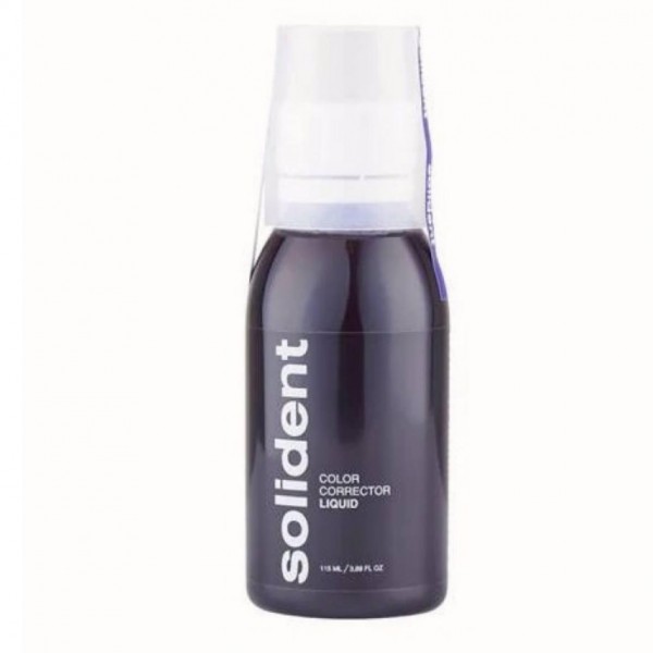 Apă de gură lichidă pentru albire, corector de culoare Solident, 115 ml