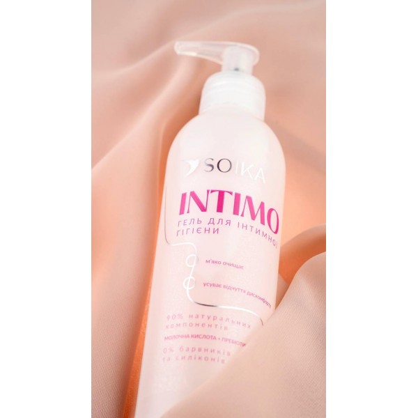 Гель для интимной гигиены Soika INTIMO с молочной кислотой и пребиотиками 315 мл