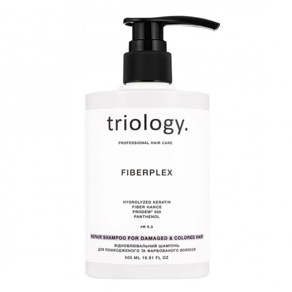 Șampon reparator Triology Fiberplex pentru păr deteriorat și vopsit 500 ml