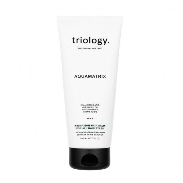 Balsam hidratant Triology Aquamatrix pentru toate tipurile de păr, 200 ml