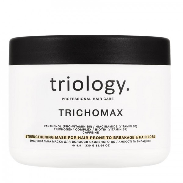 Triology Trichomax Mască de păr întăritoare pentru păr predispus la rupere și cădere, 330 g