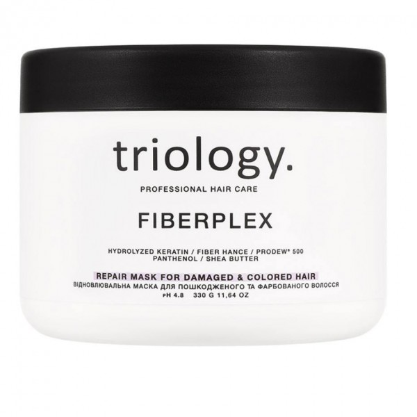 Mască reparatoare Triology Fiberplex pentru păr deteriorat și vopsit, 330 g