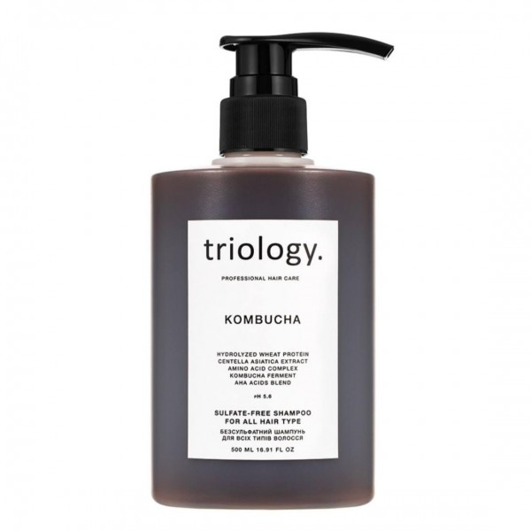 Șampon Triology Kombucha fără sulfați pentru toate tipurile de păr, 500 ml