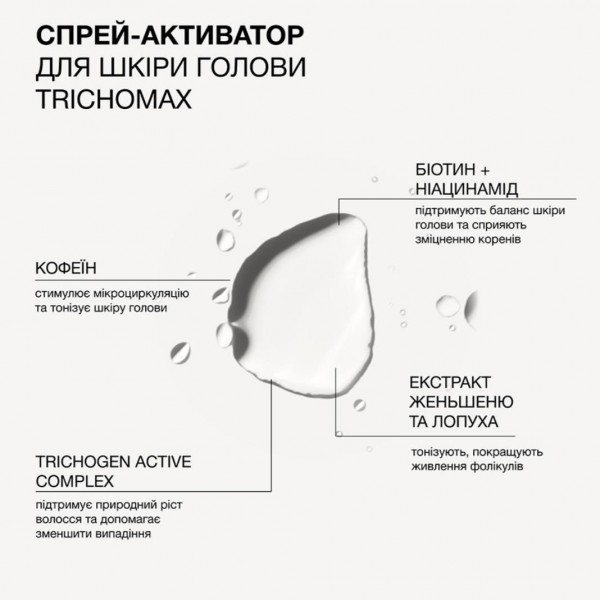 Triology Trichomax 80ml spray activator pentru restabilirea creșterii naturale a părului predispus la căderea părului