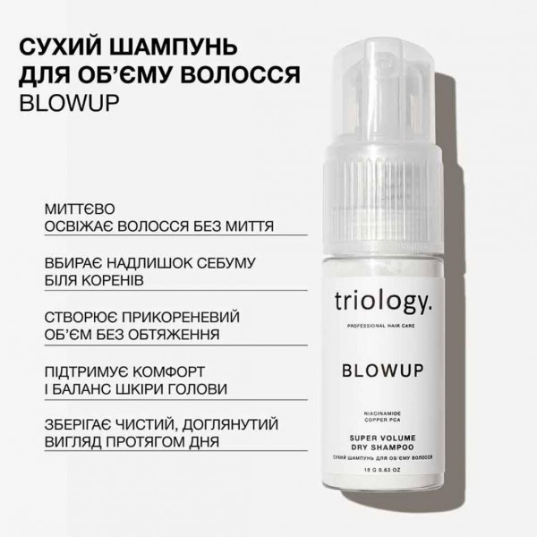 Șampon uscat volumizant Triology Blowup 18g
