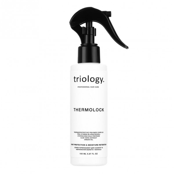 Spray de protecție termică Triology Thermolock pentru protejarea și menținerea umidității părului, 150 ml