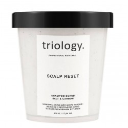 Șampon și exfoliant Triology Scalp Reset pentru scalp și păr cu sare de mare și cărbune încapsulat, 500 g