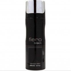Парфюмированный дезодорант мужской Fragrance World Fiero Black 200 мл