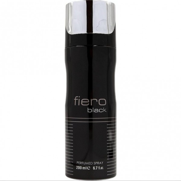 Парфюмированный дезодорант мужской Fragrance World Fiero Black 200 мл