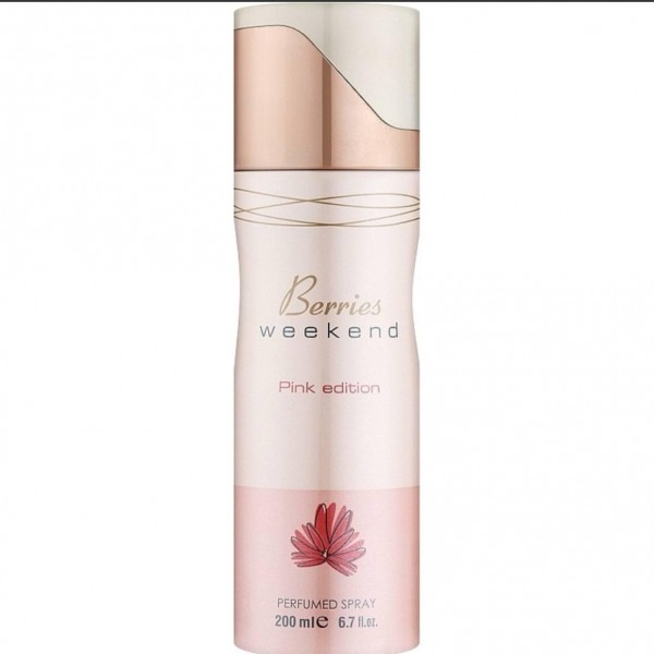 Парфюмированный дезодорант женский Fragrance World Berries Weekend Pink 200 мл