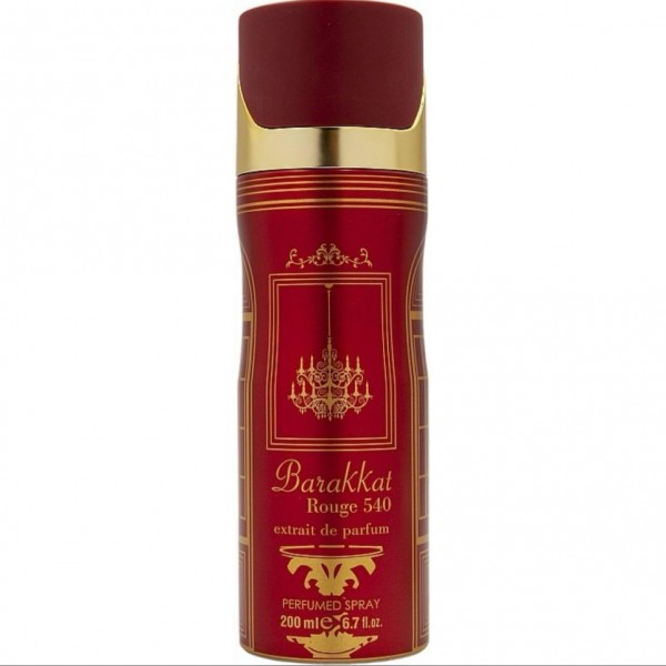 Парфюмированный дезодорант женский Fragrance World Barakkat Rouge Extrait 200 мл