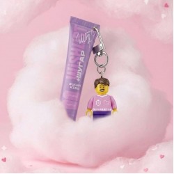 Бальзам-блеск для губ WiSHLiST & ШУГАР LIP GLOSS BALM SUGAR KISS 10 мл + игрушка-брелок "Лего Олега"