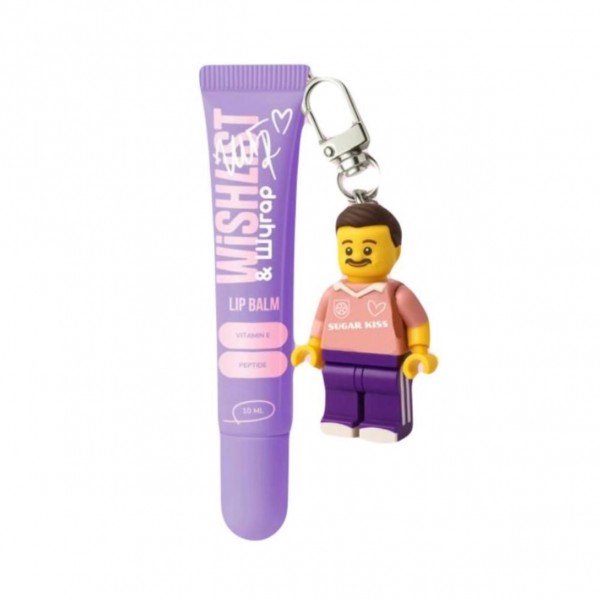 Balsam de buze WiSHLiST & SUGAR KISS, 10 ml + breloc Lego Oleg
