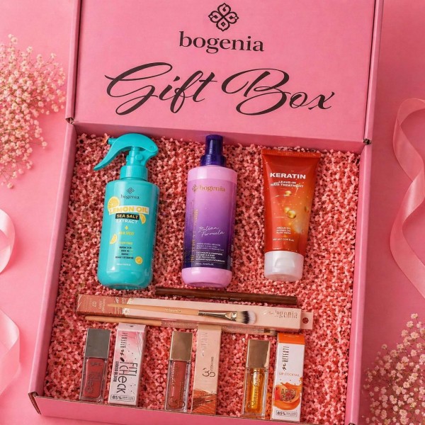 Set cadou Bogenia Gift Box 8 în 1 cu produse cosmetice
