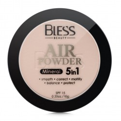 Pudră compactă pentru față Bless Beauty Mineral Air Powder 5 în 1 SPF 15 10g