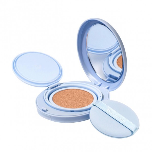 Fond de ten ușor - cu pernă Pop Gossip Airy Skin Fit Face Cushion 12g