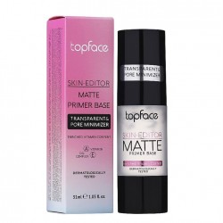 Bază de primer mat Top Face Skin Editor 31 ml PT470 Nr. 02 Minimizator transparent pentru pori