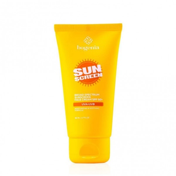 Солнцезащитный крем для лица Bogenia Sunscreeen Face Cream SPF50+ 50 мл BG463