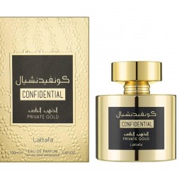 Apă de parfum Lattafa Confidential Private Gold pentru femei, 100 ml