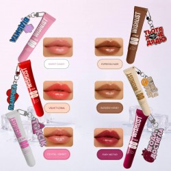 Бальзам-блеск для губ WiSHLiST & ШУГАР LIP GLOSS BALM 10 мл + игрушка-брелок