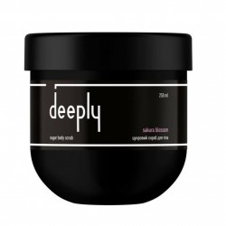 Exfoliant corporal cu zahăr intens, floare de Sakura, 250 ml
