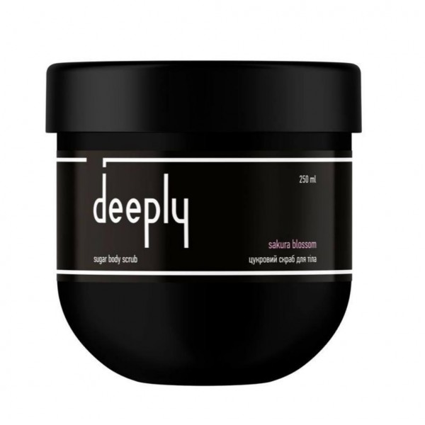 Exfoliant corporal cu zahăr intens, floare de Sakura, 250 ml