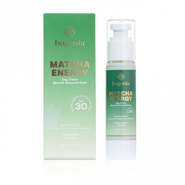 Cremă de zi fluidă Bogenia Matcha SPF 30 BG459 50 ml